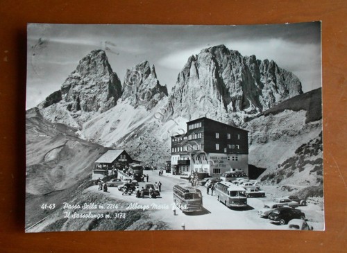 Cartolina passo sella - cartolina,