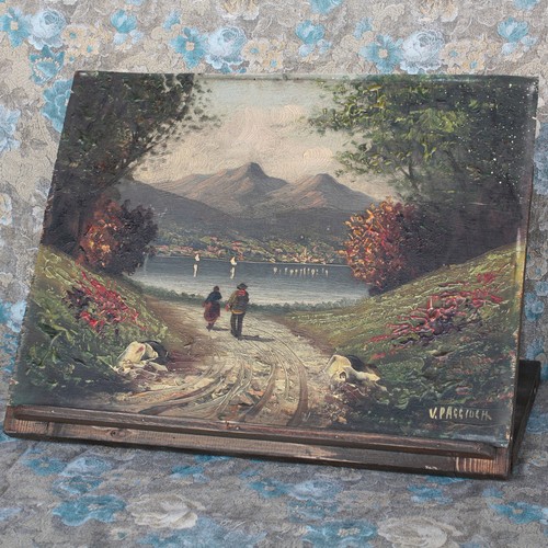 Dipinto olio firmato valter - dipinto,