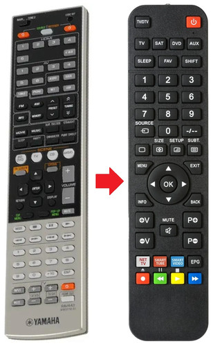 Telecomando adatto per yamaha - adatto,