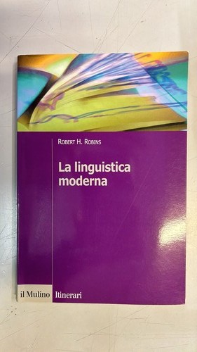Linguistica moderna robins - linguistica,