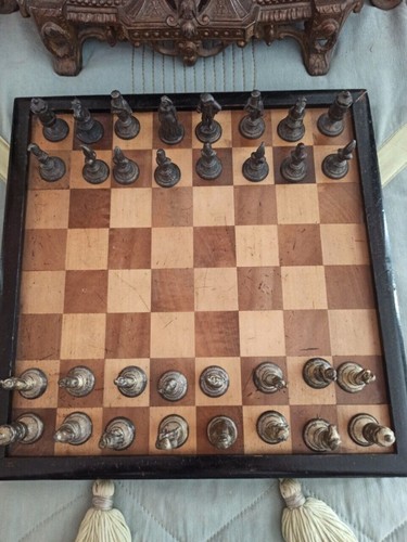 Scacchi scacchiera legno - legno, e