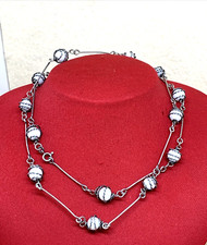 COLLANA ARGENTO ANNI 70 TIPO