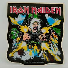 ✅ Adesivo IRON MAIDEN ORIGINALE Sticker Vintage 90' ROCK MUSIC HARLEY DAVIDSON 