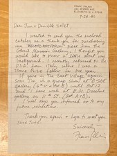 Franc Palaia FIRMATA lettera