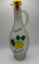 Limoncello di Positano Bottle Empty Hand Painted Italy w/ Yellow Cork Top