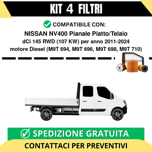 Kit filtri tagliando per - kit,