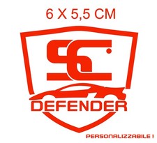 4X Adesivi SC DEFENDER BLOCK