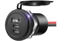 Presa usb 12v - usb, alluminio