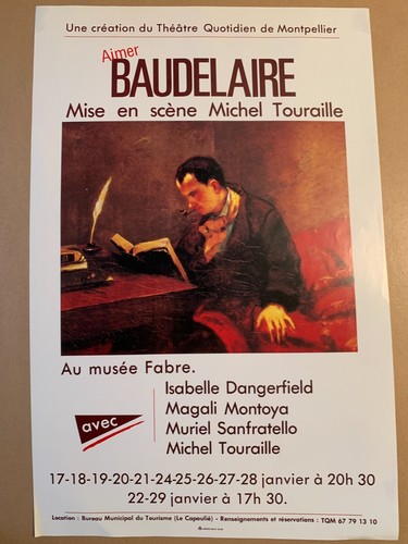 Affiche baudelaire gustave - affiche,