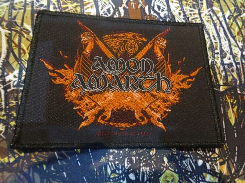 Amon amarth woven - amon, black