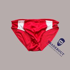 Costume da bagno uomo AussieBum rosso competizione crew nylon bikini taglia S M L XL