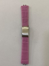 CINTURINO OROLOGIO GOMMA OYSTER "ROSA " ANSA 21 MM SCASSO 9 MM -NUOVO