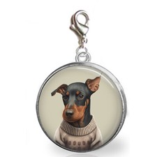 Doberman Cucciolo Cane Clip On