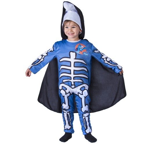 Puffo scheletrino halloween - scheletrino,