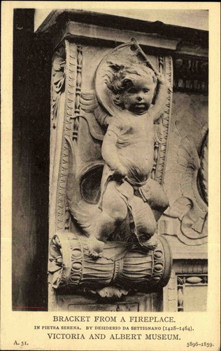 Scultura busto arte cartolina