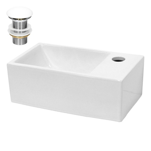 Lavabo ceramica bianco - in,