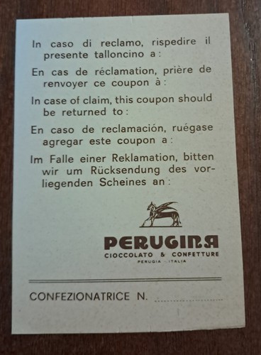 Pubblicità perugina - pubblicità, (1978)