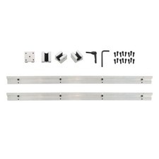 Albero ferroviario SBR16 700mm completamente supportato con 4 pz blocchi SBR16LUU per torni fai da te