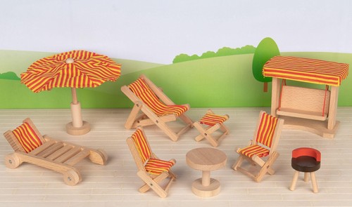 Mobili per bambole giardino,