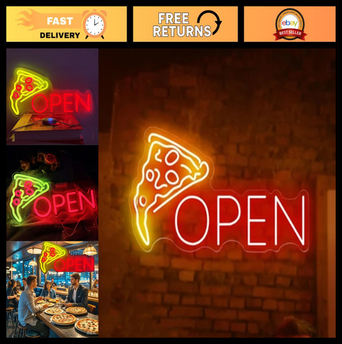 Insegna led pizza - insegna,