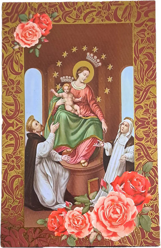 Madonna pompei holy card - madonna, di