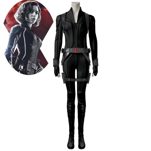 Costume vedova nera - nera, natasha