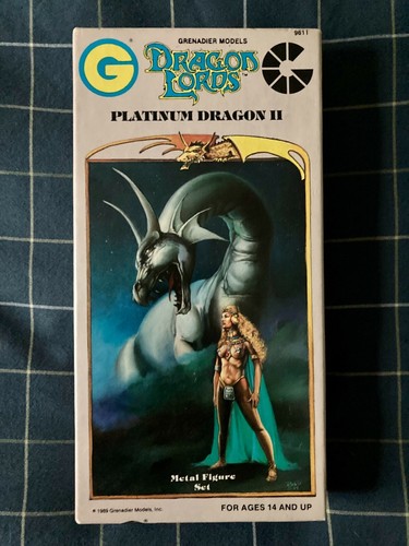 Miniatura white dragon - d&d,