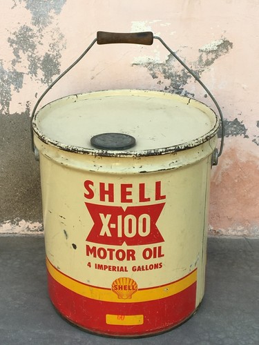 Vintage old shell 100 olio - vintage,