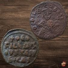 Moneta Follis Bizantina -