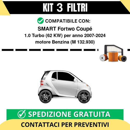 Kit filtri tagliando per - kit,
