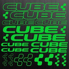 Cube neon adesivi sticker - neon, bici