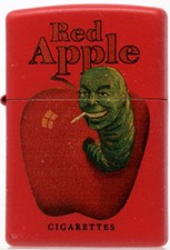 ACCENDINO SIGARETTE MELA ROSSO