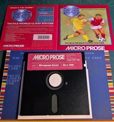 Microprose soccer game x - soccer,