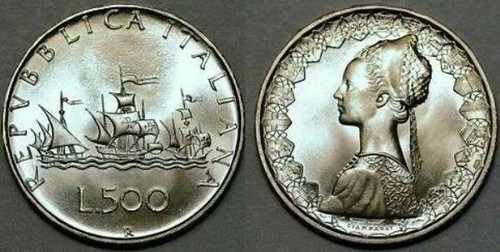 500 lire caravelle 1991 fior - lire,