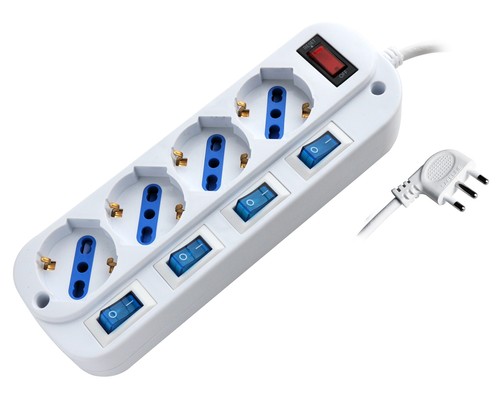 Techly multipresa posti - multipresa, 4