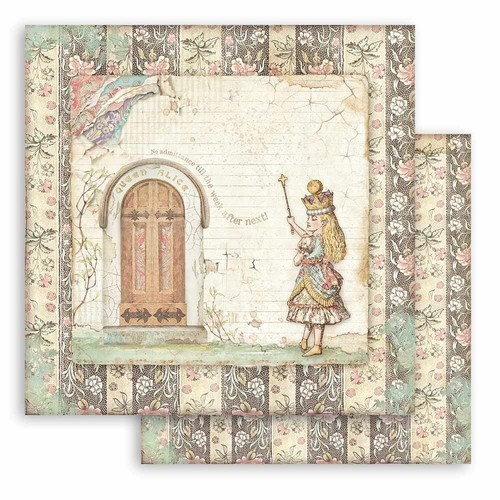 Carta scrap alice - portone, by