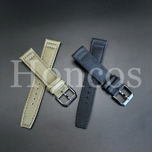 Cinturino orologio pelle tela - cinturino,