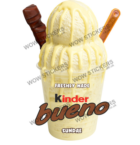 Adesivo kinder bueno paletta - adesivo,