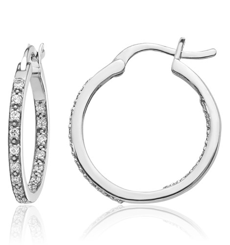 14k solid white - 14k, diamond
