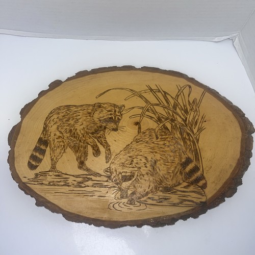 Targa vintage legno bruciato