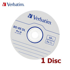 Verbatim 50 GB BD-RE DL 2x Blu-ray 50 GB rivestimento rigido doppio strato riscrivibile - 1 disco