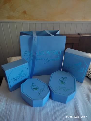 Swarovski packaging light blue - light,