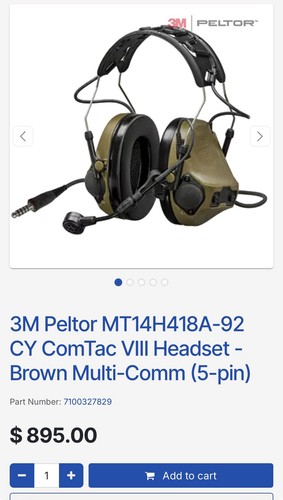 Peltor comtac viii - comtac,, multi