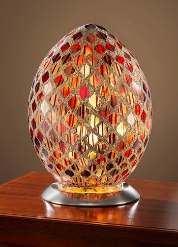 Lampada tavolo mosaico idea