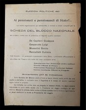 BLOCCO NAZIONALE - BENITO