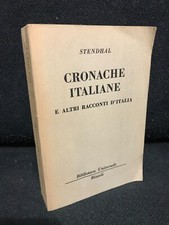 Stendhal - CRONACHE ITALIANE e