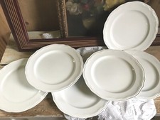 Richard Ginori porcellana bianca 6 piatti piani simil Antico Doccia Piatto 