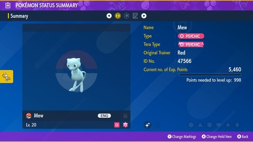 Ivs shiny mew pokemon - mew,