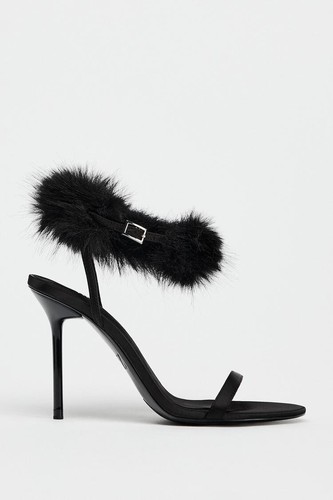 Zara heeled faux hide - zara, sandals
