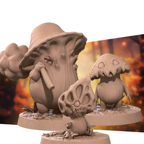 Mushroom herd myconid - 3x,
